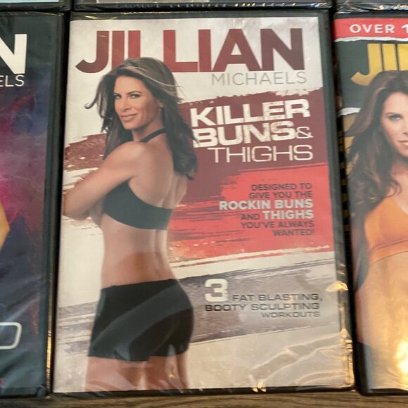 Lot of 6 Jillian Michaels Exercise Workout DVDs Killer Cardio Ripped in 30 Abs - Picture 6 of 10